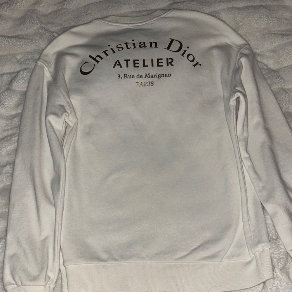 Dior white Crewneck Sweatshirt